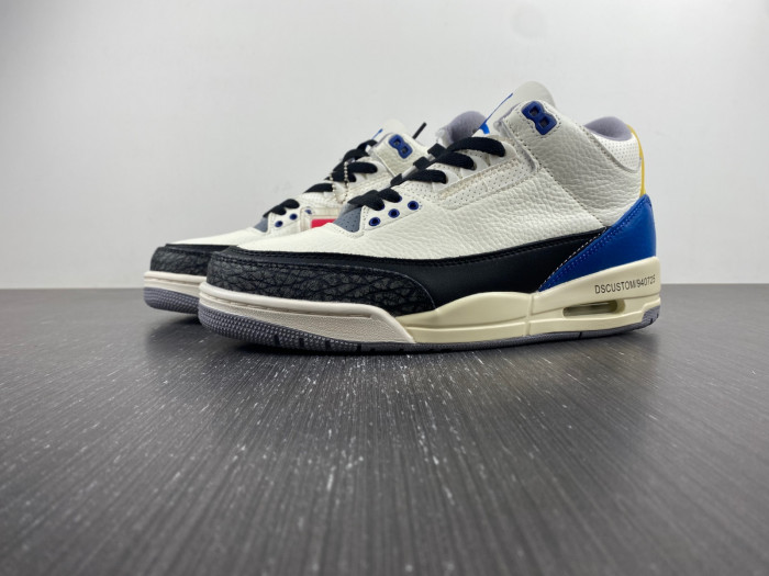 air jordan 3 retro unc white black blue yellow 398614-145 air jordan 3 retro unc white black blue yellow 398614-145