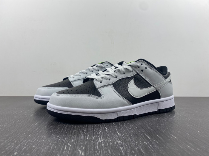 nike dunk low grey panda volt - fd9756-001 nike dunk low grey panda volt - fd9756-001