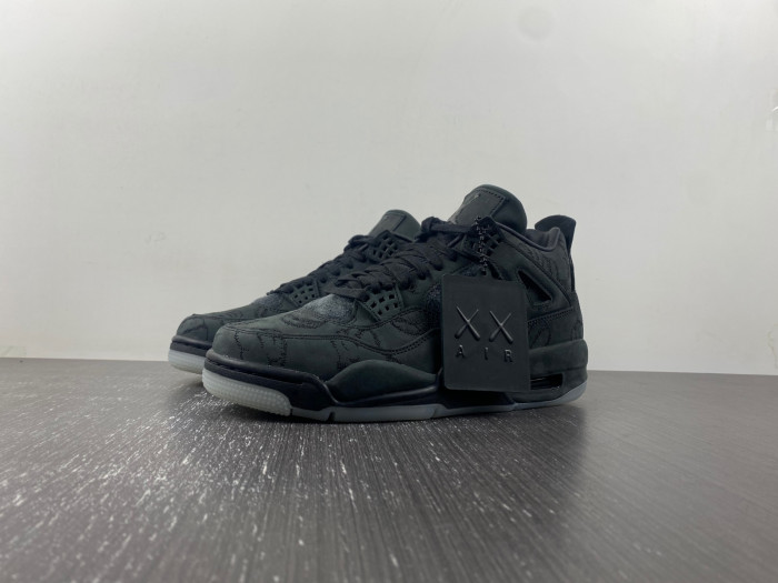 kaws x air jordan 4 retro ''black'' 930155-001 kaws x air jordan 4 retro ''black'' 930155-001