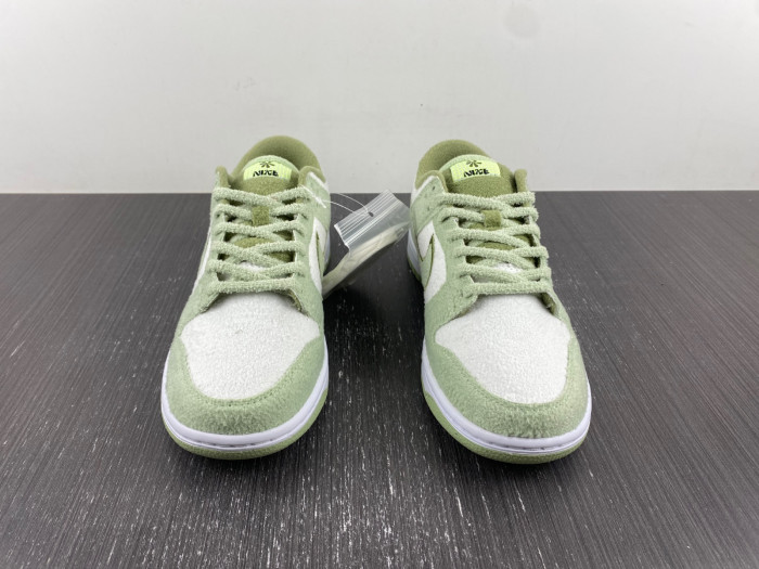 nike dunk low "fleece green" dq7579-300