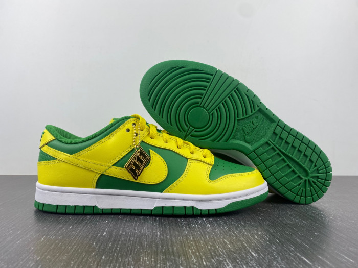 nike dunk low reverse brazil - dv0833-300