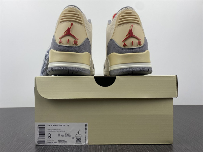 air jordan 3 retro muslin - dh7139-100