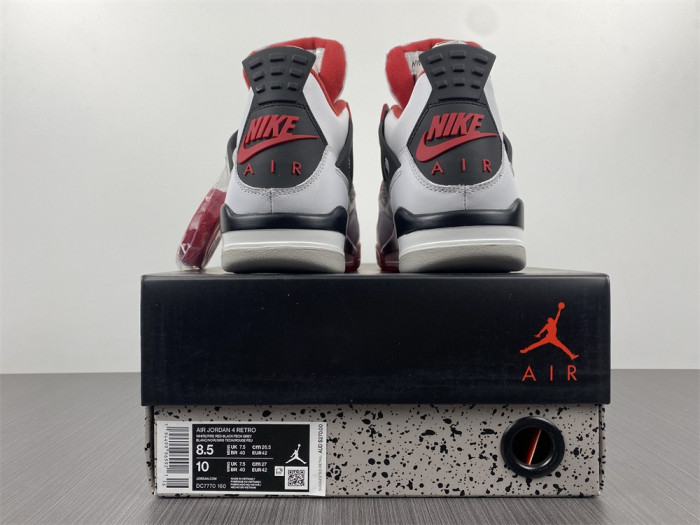 air jordan 4 retro fire red dc7770-160