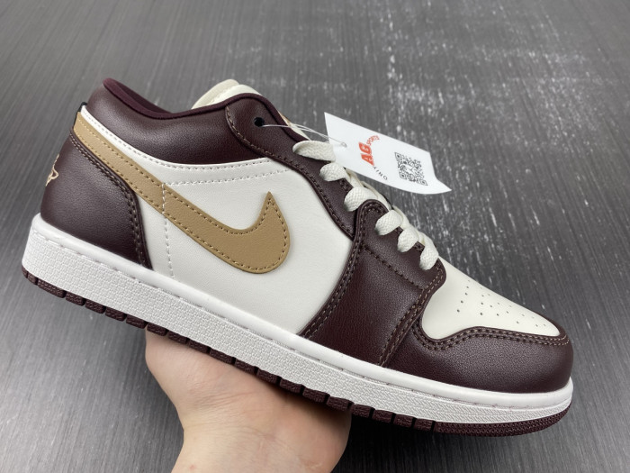 air jordan 1 low sail brown dc0774-200