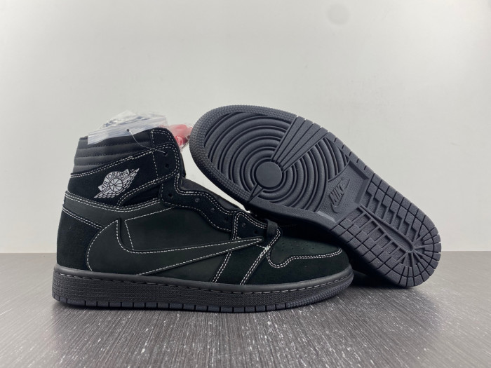 travis scott x air jordan 1 high og “black phantom” dm7866-001