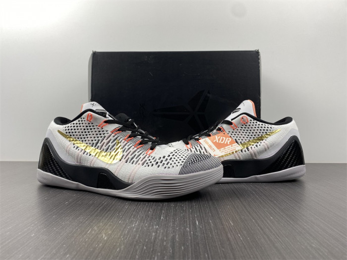 nike kobe 9 elite gold fundamentals 641714-100
