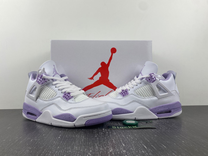 air jordan 4 white and purple ct8527-115
