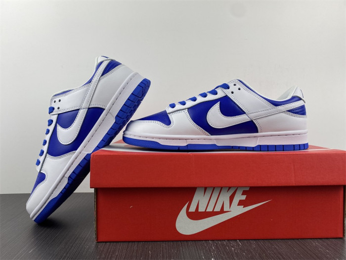 nike dunk low racer blue white - dd1391-401