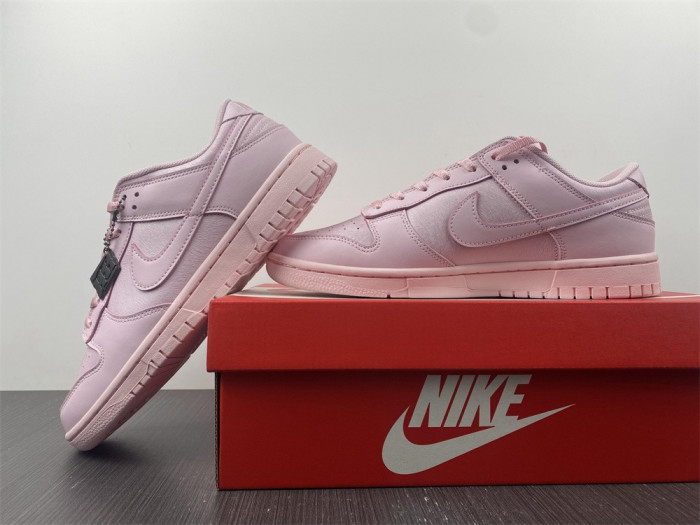 nike dunk low pink (gs) - 921803-601