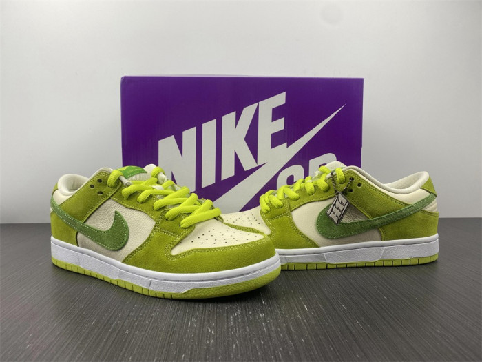 nike sb dunk low green apple - dm0807-300