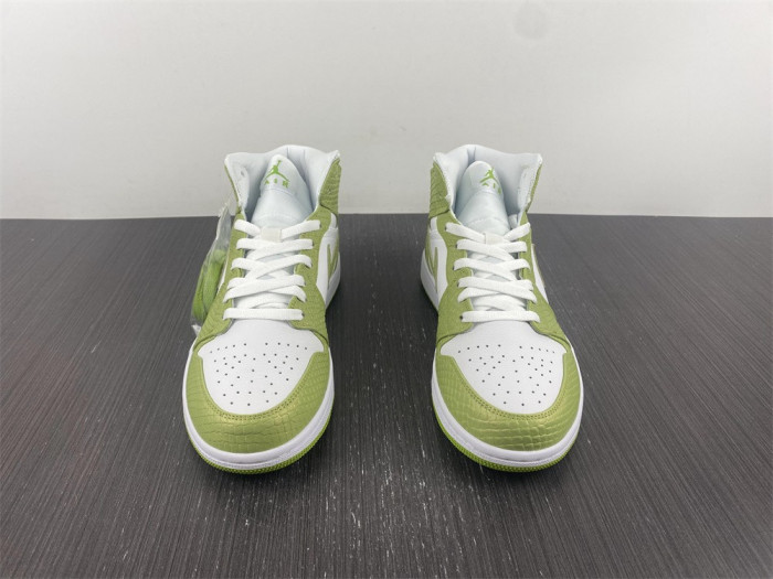 air jordan 1 mid green python (w) - dv2959-113