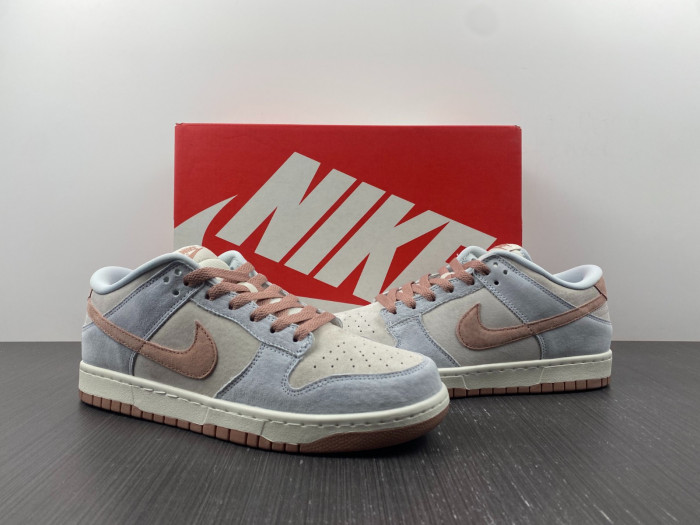 nike dunk low fossil rose - dh7577-001