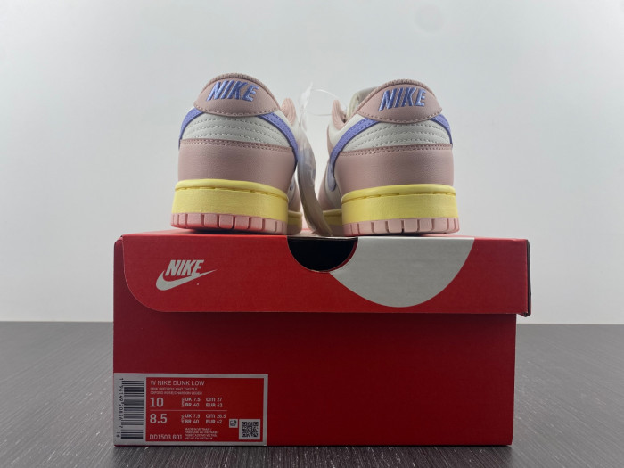 nike dunk low pink oxford (w) - dd1503-601