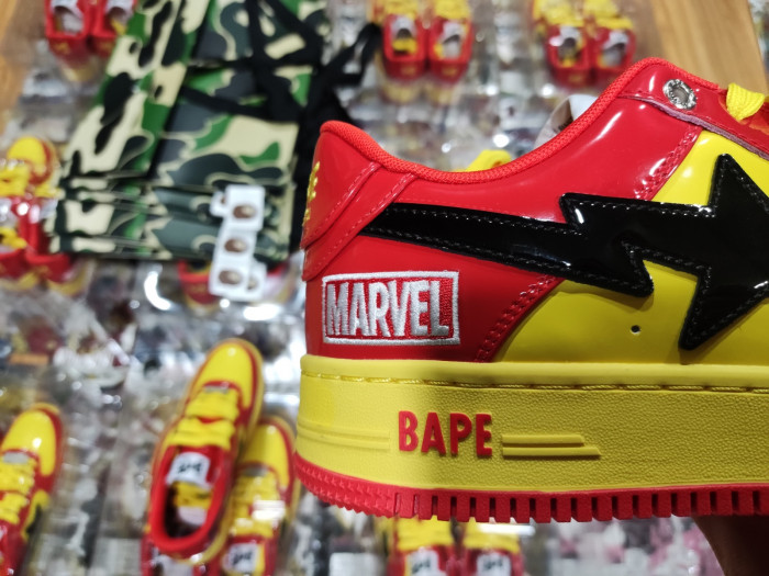 bape sta low sneaker 191042-016