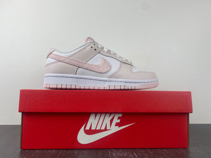nike dunk low "pink paisley" fd1449-100
