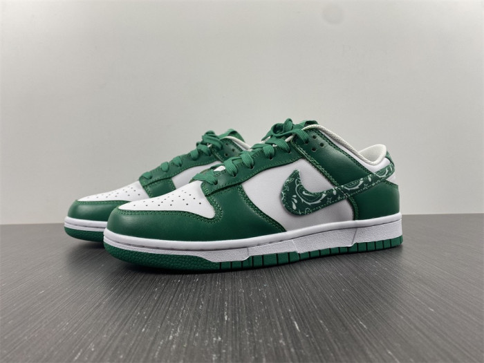 nike dunk low wmns green paisley dh4401-102 nike dunk low wmns green paisley dh4401-102