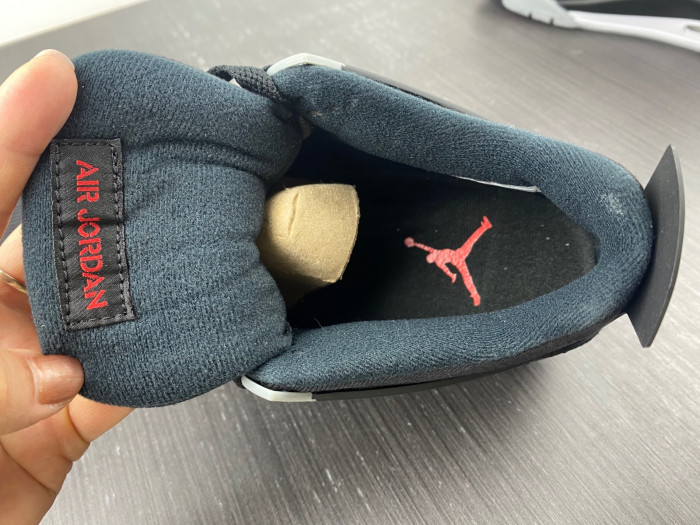 air jordan 4 black canvas dh7138-006