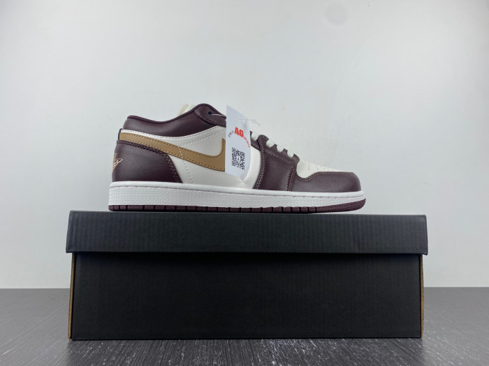 air jordan 1 low sail brown dc0774-200