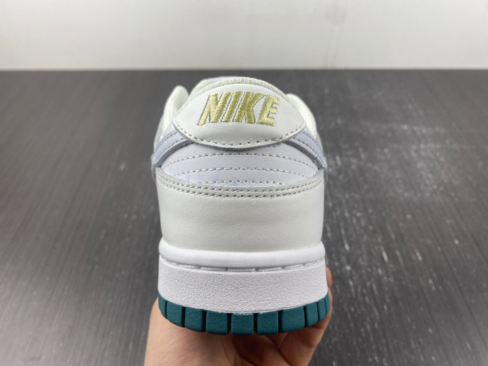 nike dunk low white green grey fd9911-101