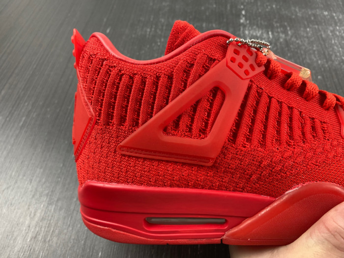 air jordan 4 flyknit “red” aq3559-600