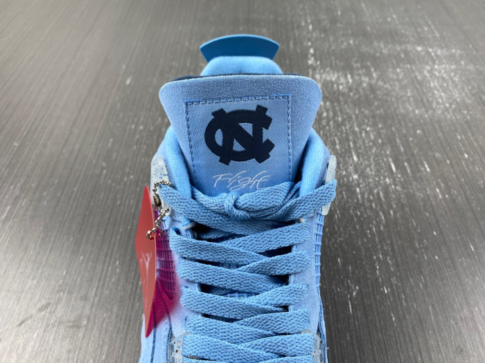 air jordan 4 retro unc 2019 pe sky blue aj4 1032070