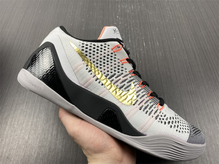nike kobe 9 elite gold fundamentals 641714-100