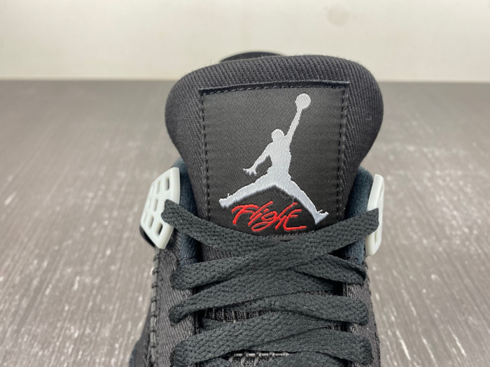 air jordan 4 black canvas dh7138-006