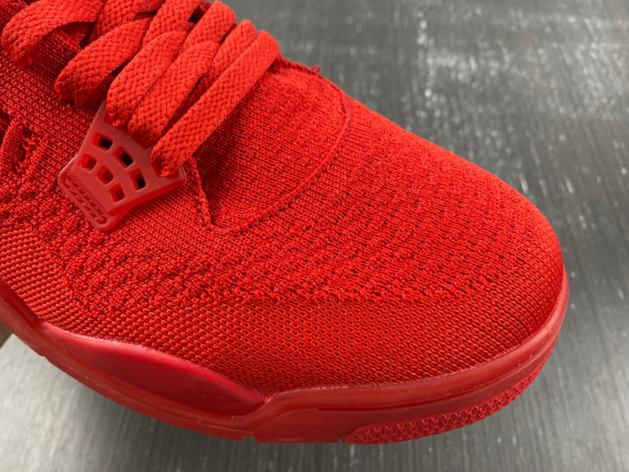 air jordan 4 flyknit “red” aq3559-600