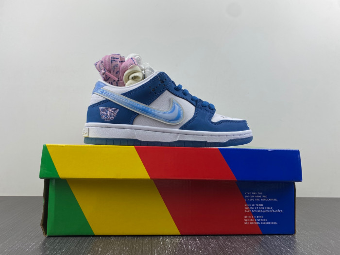 born x raised x nike sb dunk low fn7819-400