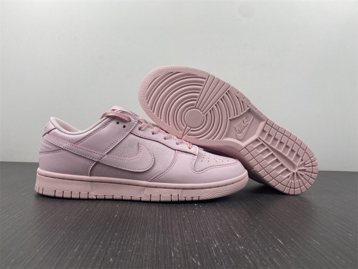 nike dunk low pink (gs) - 921803-601
