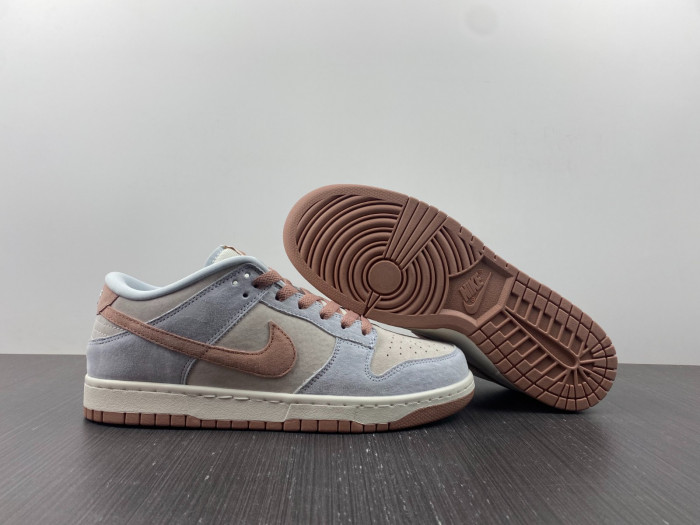 nike dunk low fossil rose - dh7577-001
