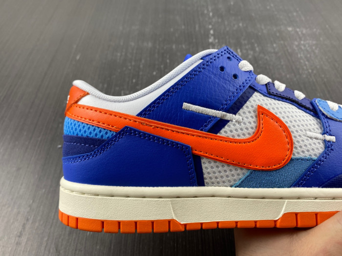 nike dunk low scrap knicks dm0128-100