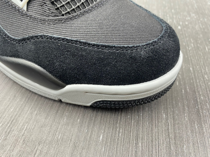 air jordan 4 black canvas dh7138-006