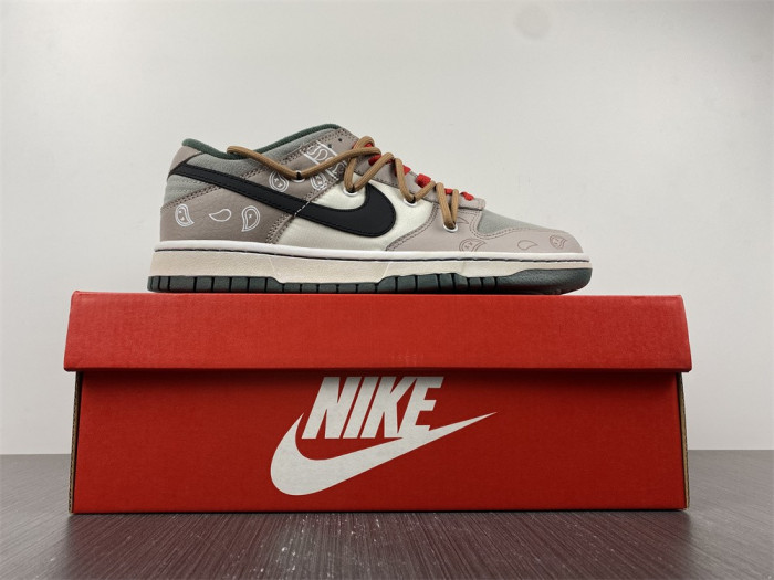 nike dunk low se sail multi-camo - dh0957-100