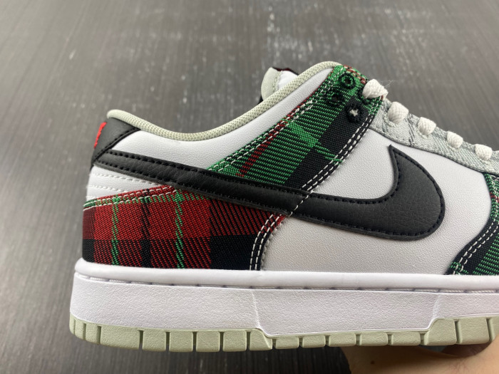 nike dunk low plaid dv0827-100