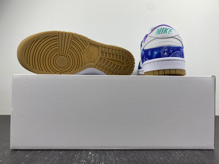 nike sb dunk low white navy blue purple ct5053-041