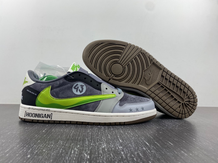 air jordan 1 low grey and green cz0790-043
