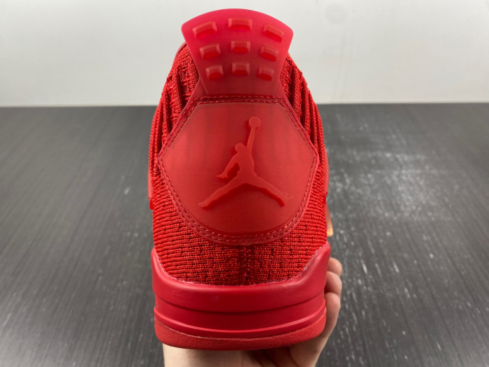 air jordan 4 flyknit “red” aq3559-600