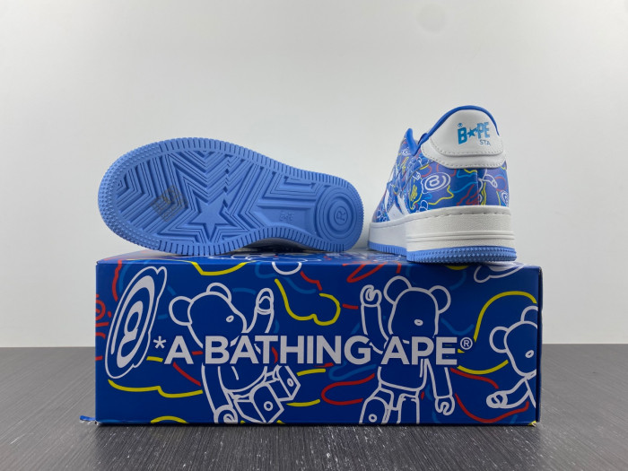 bape sta low sneaker 191042-008