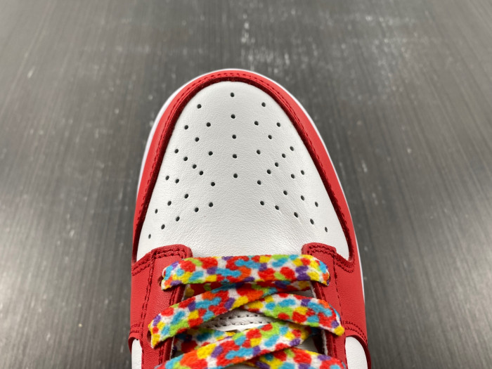 lebron james nike dunk low fruity pebbles dh8009-600