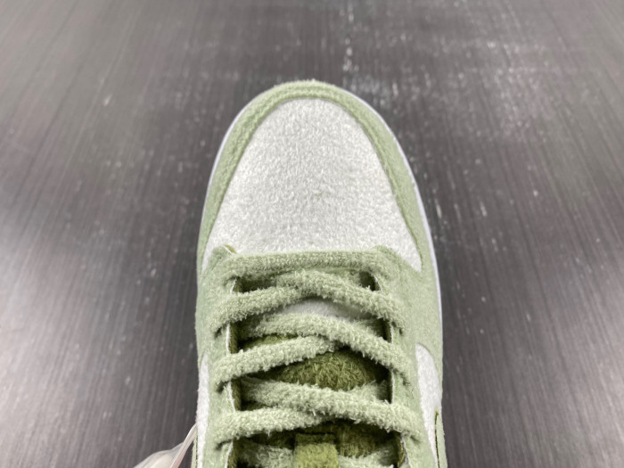 nike dunk low "fleece green" dq7579-300