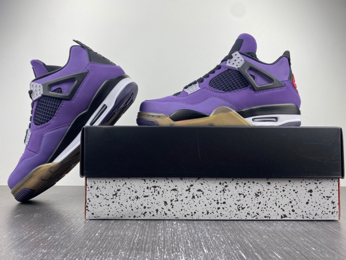 jordan 4 retro travis scott purple aj4-203