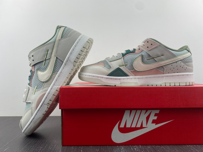 nike dunk scrap grey haze phantom - dm0802-001