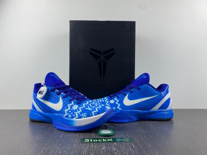 kobe 6 protro playoff pack white del sol - cw2190-111