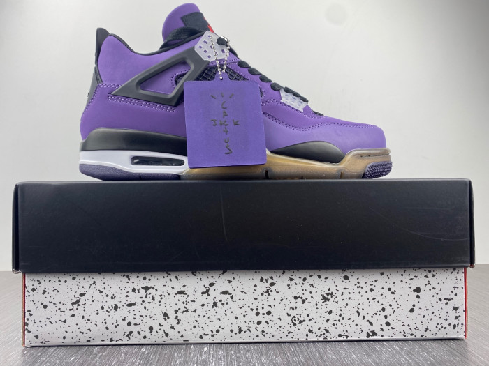 jordan 4 retro travis scott purple aj4-203