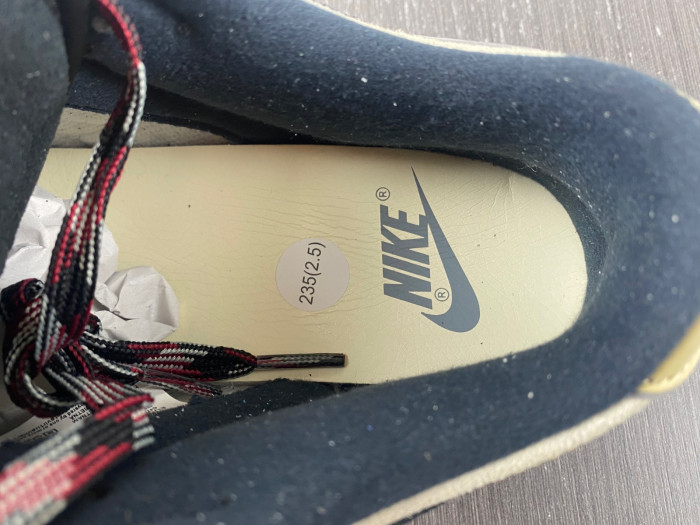 nike dunk low "navy suede" dv3054-001