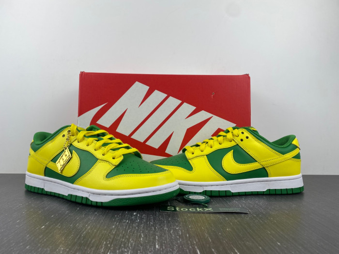 nike dunk low reverse brazil - dv0833-300