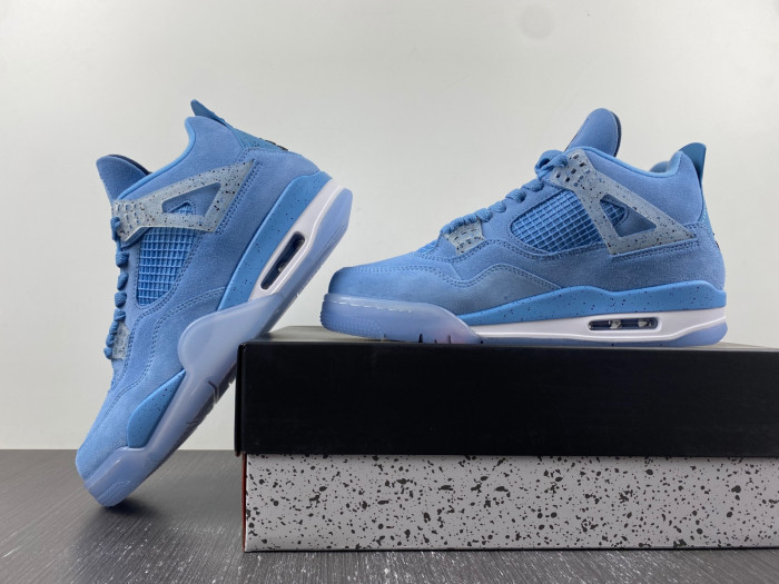 air jordan 4 retro unc 2019 pe sky blue aj4 1032070