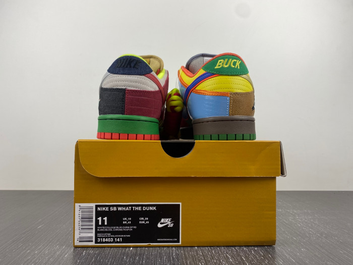 nike sb dunk low what the dunk - 318403-141