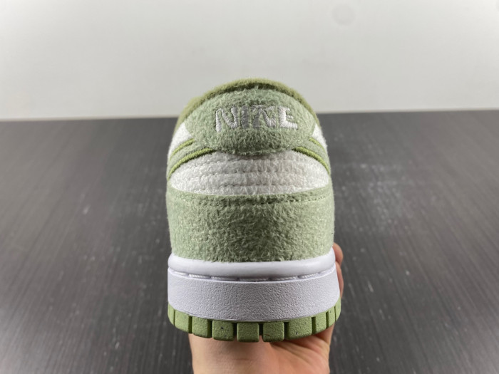 nike dunk low "fleece green" dq7579-300